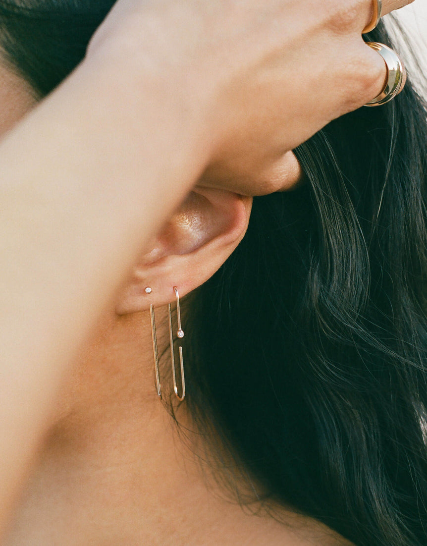 Gem Pin II Earring