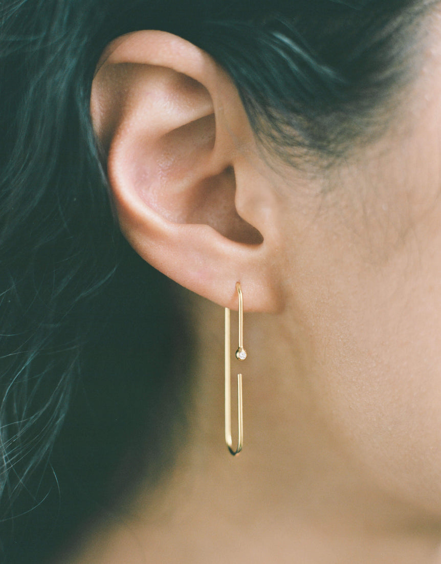 Gem Pin II Earring