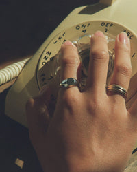 Tilt Signet Ring