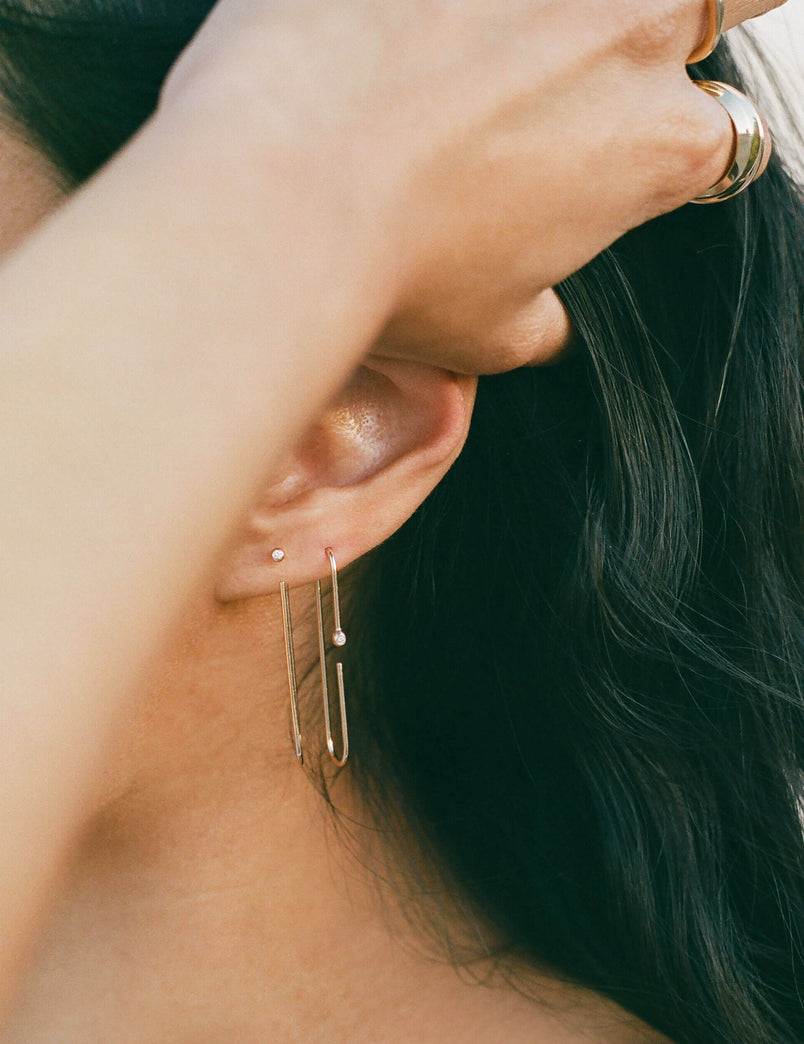 Gem Pin II Earring