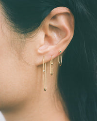 Gem Bend I Earring