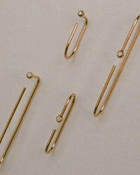 Gem Bend I Earring