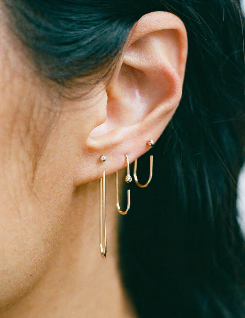 Gem Pin I Earring
