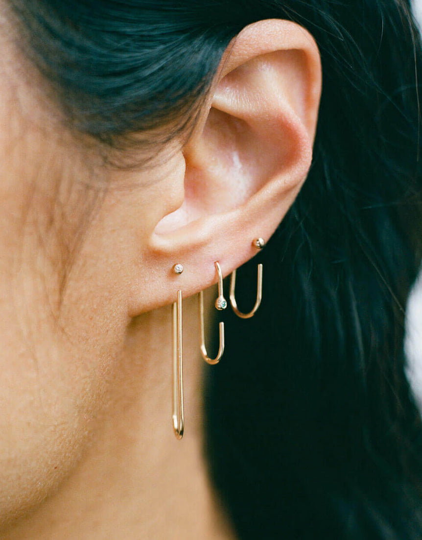 Gem Pin I Earring
