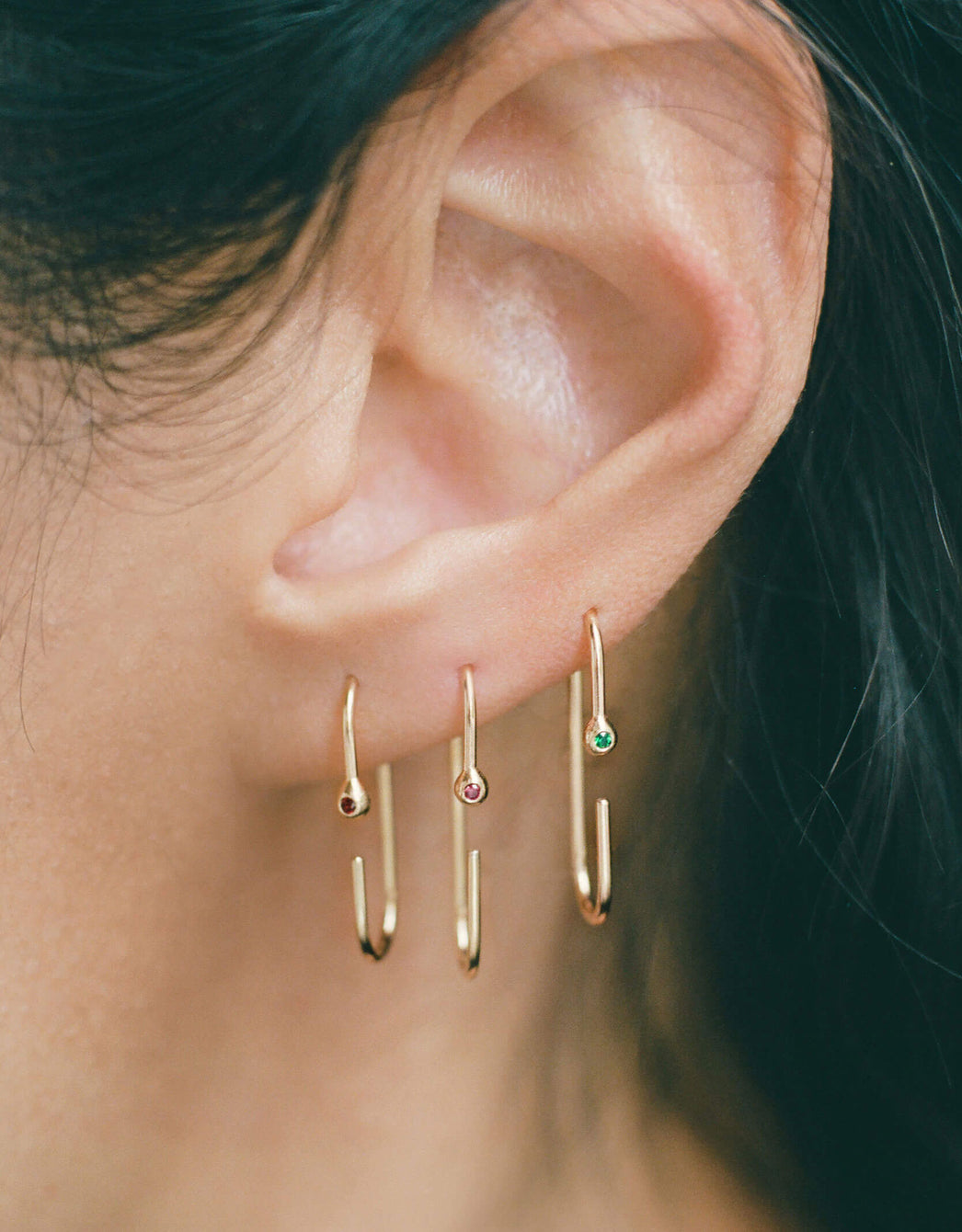 Gem Pin I Earring