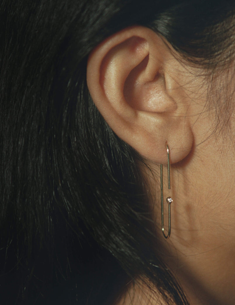 Gem Pin II Earring