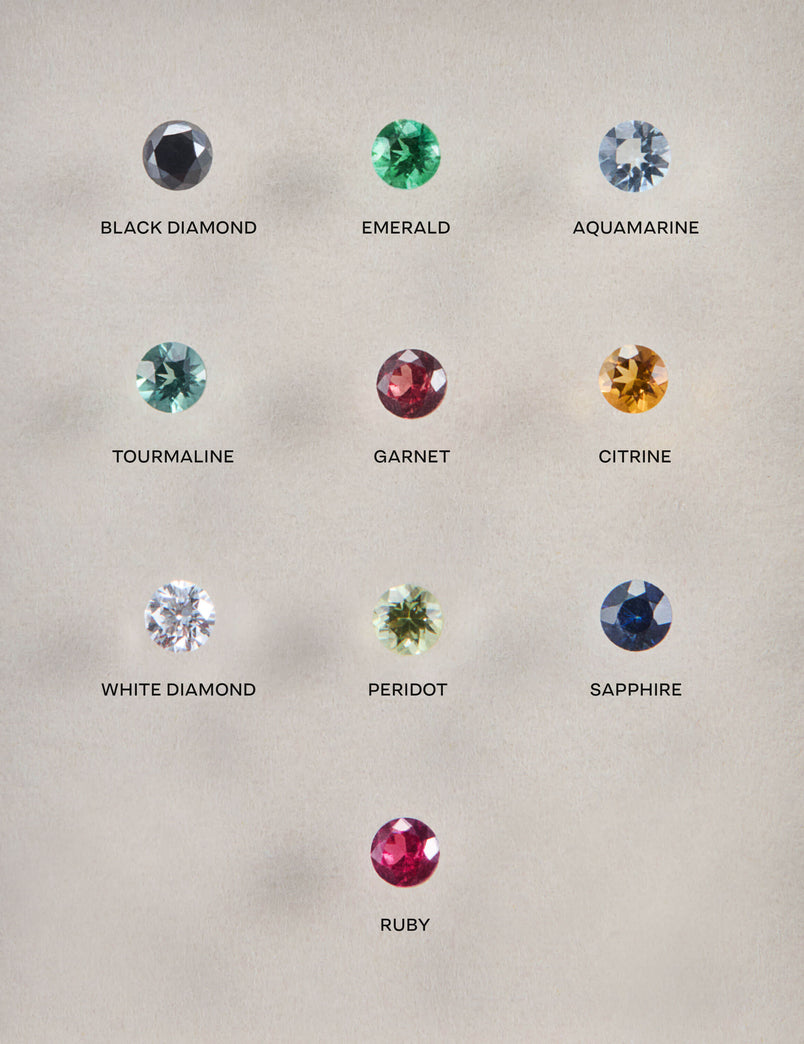 Gem Bend I Earring
