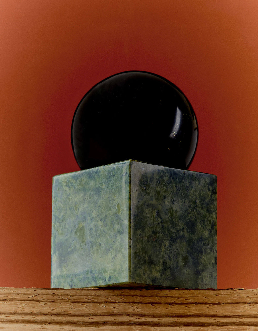 Stone Vessel, Black Onyx + Green Serpentine