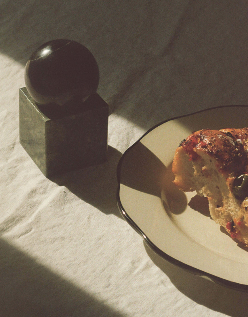 Stone Vessel, Black Onyx + Green Serpentine