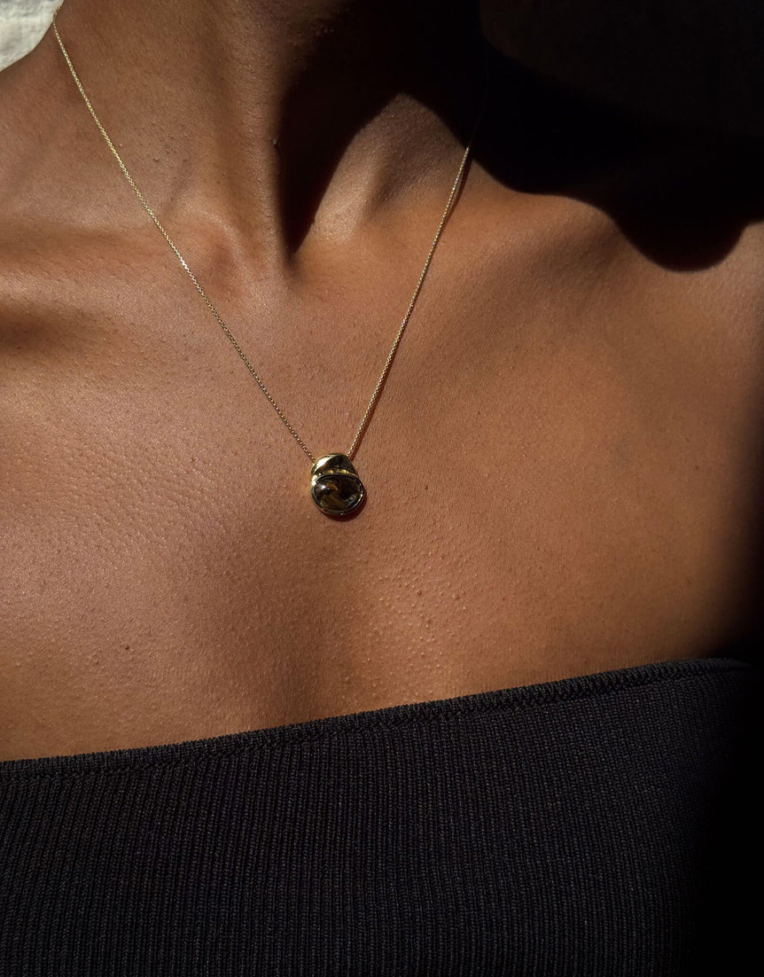 Pietersite Pendant Necklace — 01
