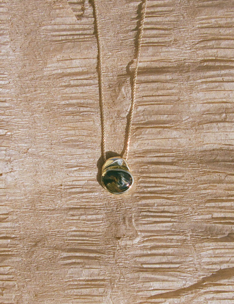 Pietersite Pendant Necklace — 01