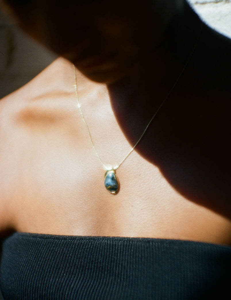 Pietersite Pendant Necklace — 02